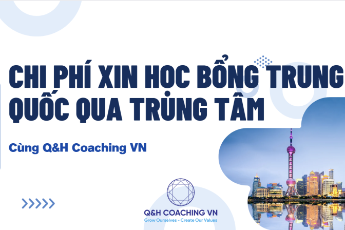 Chi Phí Xin Học Bổng Trung Quốc Qua Trung Tâm